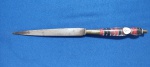 78 - CAROCA - CAMPINA GRANDE - PUNHAL  - COMPRIMENTO 16,5 CM - LÂMINA 9 CM  -  CABO EM SEGMENTOS DE METAL E MATERIAL SINTÉTICO -