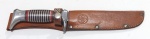4 - FACA MUNDIAL, SUPER HOLLOW GROUND , COMPRIMENTO TOTAL 22 CM, LÂMINA 12 X 2,3 CM, GRAVAÇÕES NA LÂMINA; RIBERTI 18-5-80