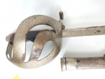 ESPADA ITÁLIA, COMPRIMENTO COM BAINHA 103 CM, ESPADA COM 93 CM,  LÂMINA LAVRADA COM ARMAS DE VICTORIO EMMANUELE COM 79 CM