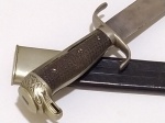 GUERRA HISPANO AMERICANA, MACHETE REGLAMENTARIO, MODELO 1893, GUERRA DA INDEPENDÊNCIA DE CUBA, COMPRIMENTO COMM BAINHA 84 CM, MACHETE COM 83 CM, LÂMINA COM 70CM, BAINHA EM COURO COM BOCAL EPONTEIRA METÁLICAS.