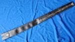 7 - BAINHA DE COURO SEM PONTEIRA - BOCA DE 6 CM - REVERSO COSTURADO - 67 CM DE COMPRIMENTO