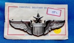 3 - U. S. AIR FORCE -  PILOT BADGE - 7,8 X 3,2 CM - ANOS 80