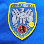 26 - POLÍCIA MILITAR ESPÍRITO SANTO - PATCH - ESCUDO/BRASÃO BORDADO - 6 X 8  CM