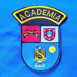 32 - POLÍCIA MILITAR DO PARANÁ - PATCH - BRASÃO/ESCUDO BORDADO - ACADEMIA - 6,5 X 11 CM