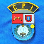 35 - POLÍCIA MILITAR DO PARANÁ - PATCH - BRASÃO/ESCUDO PLÁSTICO - COMANDO DE POLICIAMENTO DO INTERIOR - 6,5 X 11 CM