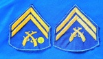 41 - POLÍCIA MILITAR - CABO - DIVISAS - PAR - 7,5 X 8 CM