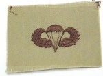 U.S. ARMY GUERRA DO GOLFO, PARACHUTIST BADGE, PATCH