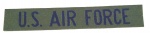 U.S. AIR FORCE, FORCE IDENTIFICATION, TAB, 16 X 3 CM,