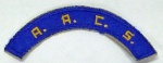 U.S. ARMY SHOULDER SLEEVE INSIGNIA, TAB, ARMY AIRWAY COMMUNICATION SISTEM, 10 X 1,5 CM
