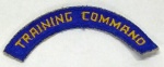 U.S. ARMY SHOULDER SLEEVE INSIGNIA, TAB, TRAINING COMMAND, 10 X 1,5 CM