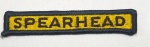 U.S.ARMY, SHOULDER SLEEVE INSIGNIA, 9 X 1,5 CM,  SPEAR HEAD
