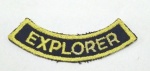 U.S.ARMY, SHOULDER SLEEVE INSIGNIA, 8 X 1,5 CM, EXPLORER