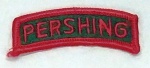 PERSHING,  shoulder sleeve insignia (SSI) for units supporting the Pershing missile system. From 1970 to 1971 the 56th Artillery Brigade wore the SSI of the Seventh Army with the Pershing tab. In 1971 the 56th FA received their own SSI that included the Pershing tab, which continued through redesignation as the 56th Field Artillery Command in 1986. The 3rd Battalion, 9th Field Artillery Regiment wore the Pershing tab with the SSI of III Corps from 1971 to 1981, then with that of the 214th Field Artillery Brigade when it had a SSI created in 1981. The Pershing tab was discontinued with the deactivation of units following the elimination of the Pershing missile system in 1991.45
