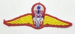 TAILÂNDIA, THAI ARMY PARACHUTE JUMP WINGS BADGE, PATCH
