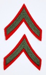 9 - UNITED STATES MARINE CORPS, PATCH BRASÃO BORDADO, DIVISA, INSIGNIA, FUZILEIRO NAVAL ESTADOS UNIDOS, PRIVATE FIRST CLASS, UNIFORME PASSEIO, PAR