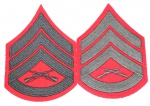 16 - UNITED STATES MARINE CORPS, PATCH BRASÃO BORDADO, DIVISA, INSIGNIA, FUZILEIRO NAVAL ESTADOS UNIDOS, STAFF SERGEANT , UNIFORME PASSEIO