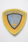 INSIGNIA OU PATCH, BORDADO DE OMBRO, EXÉRCITO BRASILEIRO BATALHÃO DE SELVA, ANOS 60/70