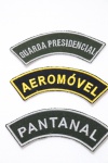 INSIGNIA OU PATCH, BORDADO DE OMBRO, EXÉRCITO BRASILEIRO, AEROMÓVEL, PANTANAL, GUARDA PRESIDENCIAL