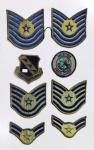 5 -  U.S. AIR FORCE - LOTE -  PATCHES ORIGINAIS -