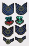 6 -  U.S. AIR FORCE - LOTE -  PATCHES ORIGINAIS -