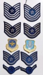 8 -  U.S. AIR FORCE - LOTE -  PATCHES ORIGINAIS -