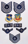 9 -  U.S. AIR FORCE - LOTE -  PATCHES ORIGINAIS -