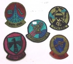 22 -  U.S. AIR FORCE - LOTE -  PATCHES ORIGINAIS -