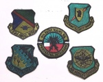 24 -  U.S. AIR FORCE - LOTE -  PATCHES ORIGINAIS -