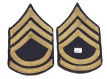 28 - SEGUNDA GUERRA MUNDIAL - PAR DE DIVISAS DE GUNNERY SERGEANT