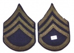30 - SEGUNDA GUERRA MUNDIAL - PAR DE DIVISAS - PLATOON SERGEANT