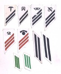 39 -  U.S. NAVY - INSIGNIAS - ENLISTED UNIFORMED SERVICE RANK - CONJUNTO