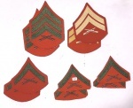 44 -  U.S. MARINE CORPS - INSIGNIAS - ENLISTED UNIFORMED SERVICE RANK - CONJUNTO