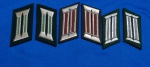 76 - 3 PARES TABS OFICIAL D.D.R. ALEMANHA COMUNISTA