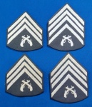84 - PM INSIGNIAS DIVISAS OBSOLETAS - 2 PARES