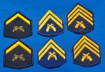 86 - INSIGNIAS DIVISAS 3 PARES OBSOLETAS