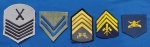 87 - 5 INSIGNIAS DIVERSAS