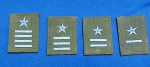 98  - 4 INSIGNIAS DE OMBRO ESCOLA PREPARATÓRIA/ AMAN OBSOLETAS