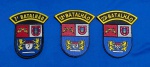 127 - POL MIL  PARANÁ 3 PATCHES BATALHÕES