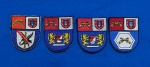 129 - 4 PATCHES POL MIL PR