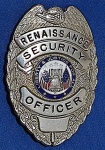 U.S  RENAISSANCE SECURITY OFFICER BADGE