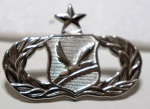 BADGE, INSIGNIA, U.S AIR FORCE, CHAPLIN SERVICE SUPPORT, RARO