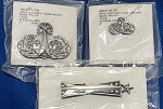 42 - LOTE - BADGE - INSIGNIA - U.S. AIR FORCE - QUALIFICATION - SPACE OPERATION MASTER - NOVEMBRO 1984 - MINIATURA - NORMAL + MISSLEMAN MINI 7/84