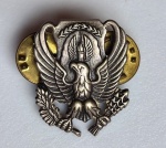 43 - BADGE - U,S, AIR FORCE -  ROTC - B.O.S. - 2 X 2 CM