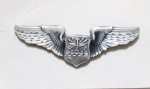 BADGE, INSIGNIA, U.S AIR FORCE, QUALIFICATION BADGE, MINIATURE, NAVIGATOR OR AIRCRAFT OBSERVER
