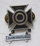 BADGE,  U.S. ARMY,SHARP SHOOTER, SMALL BORE, RIFLE,  3,5 X 2,5 CM