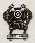 U.S. Army Marksmanship Qualification Badge, SHARPSHOOTER CARBINE, EXPERT