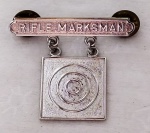 U.S. MARINE CORPS Marksmanship Qualification Badge, RIFLE MARKSMAN
