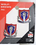 219 -ESTADOS UNIDOS, U.S. ARMY, R.O.T.C., MILITARY SCHOOL, BADGES