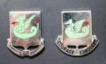 230 - ESTADOS UNIDOS, U.S. ARMY, 37TH ARMOR UNIT,  CRESTS