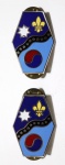 232 - ESTADOS UNIDOS, U.S. ARMY, CORÉIA UNIT ,   CRESTS